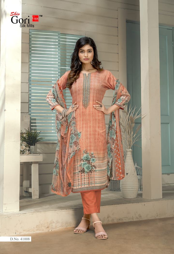 Shiv Gori Punjabi Kudi 41 Cotton Printed Casual Wear Dress Material Collection